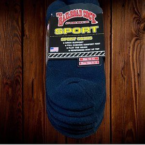 Railroad Sport Socks No Show 3 Pack